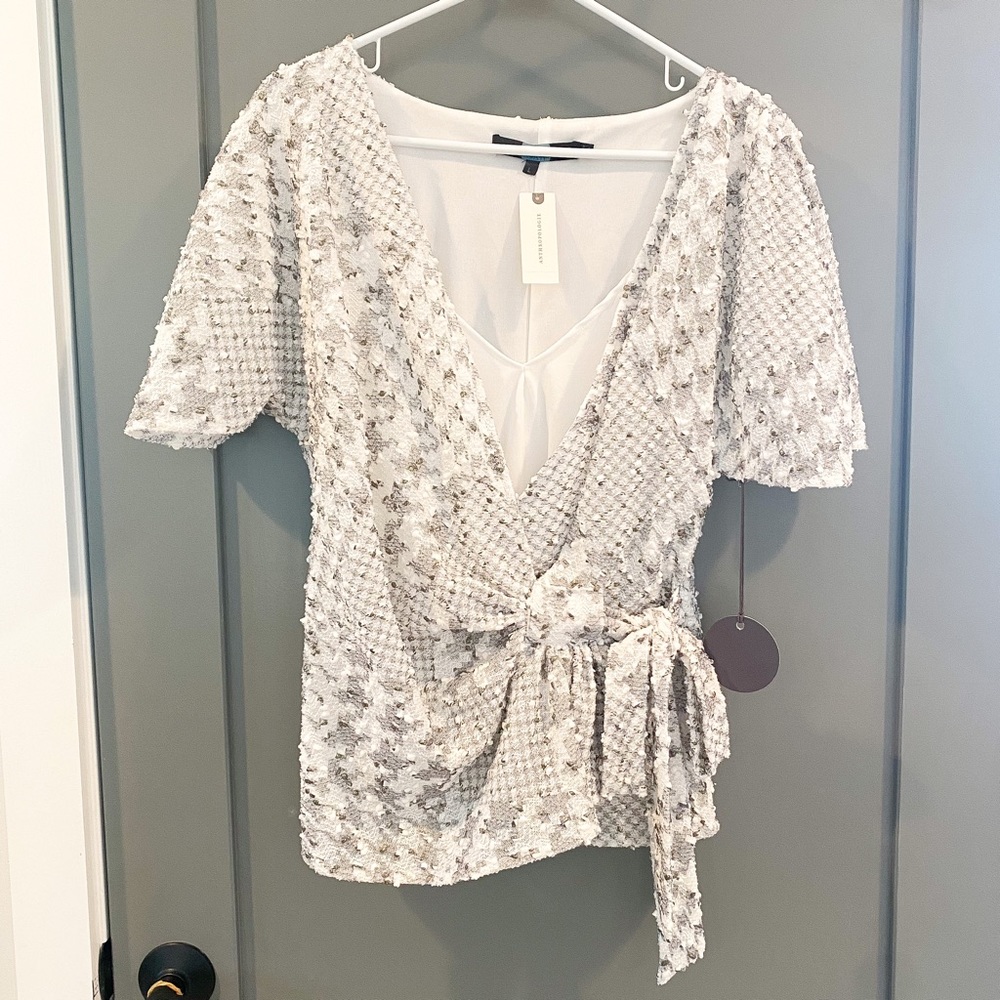 NWT Anthropologie / Eva Franco Wrap Top